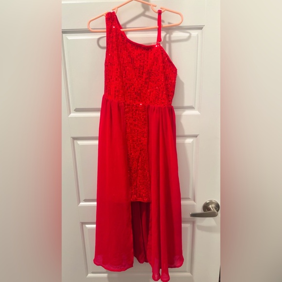 Grace Karin Red Dress- Girl - Picture 2 of 4